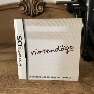 Nintendo DS Nintendogs Instruction Booklet